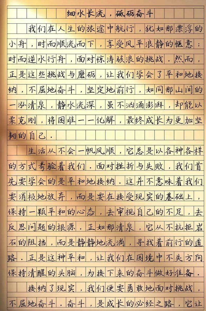 高三感悟人生励志作文-高三感悟人生励志