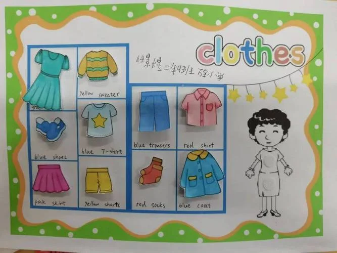 英语服装类手抄报大全_1