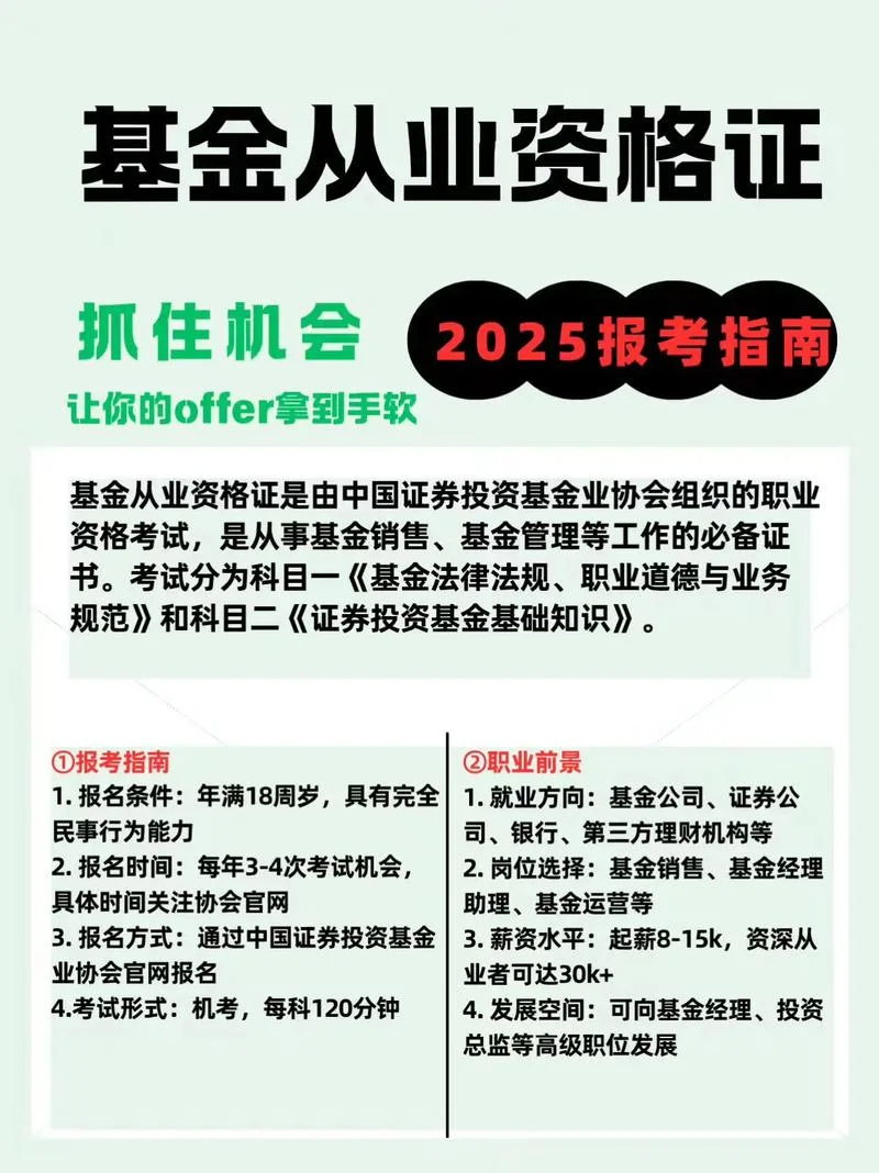 报考基金从业证条件-报考基金从业证条件