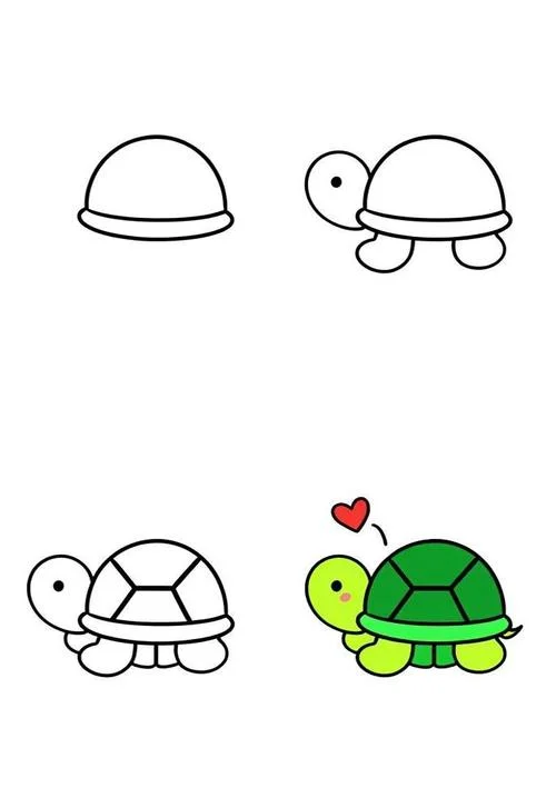 王八简笔画搞笑_1