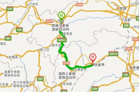恩施到重庆多少公里-恩施重庆直线距离