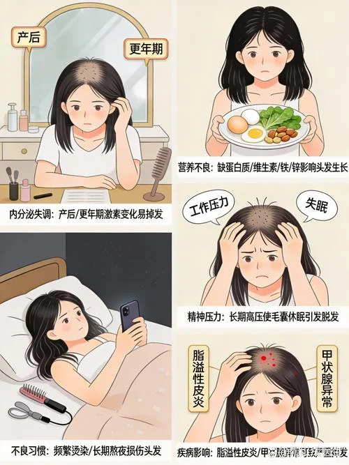 梦见自己掉头发是什么意思周公解梦-周公解梦梦掉发