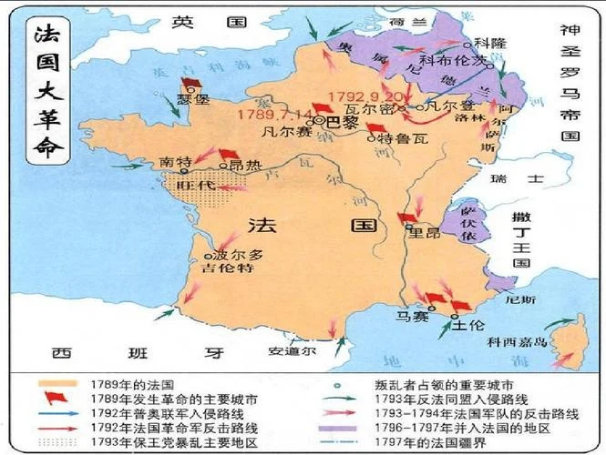 法国历史地图版图-法兰西疆域演变
