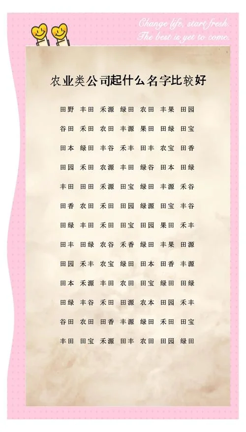 农业公司起名软件-农业公司起名软件