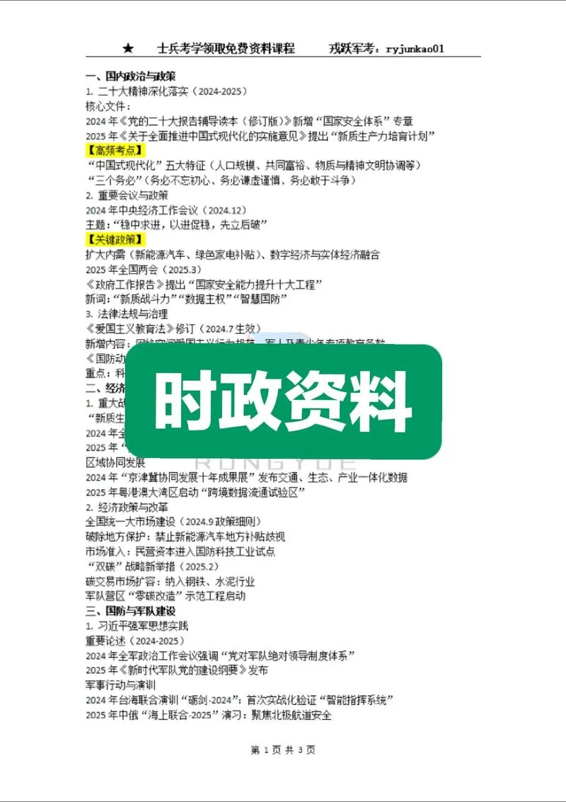 2022年考研时事政治-2022考研时政政治