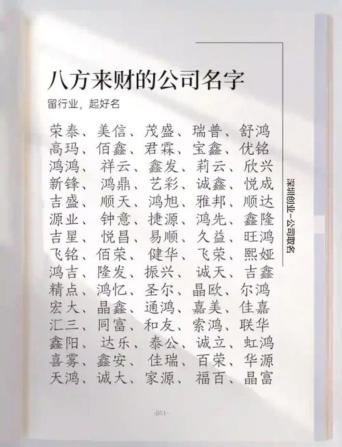 300个出自易经的公司名-易经公司名库