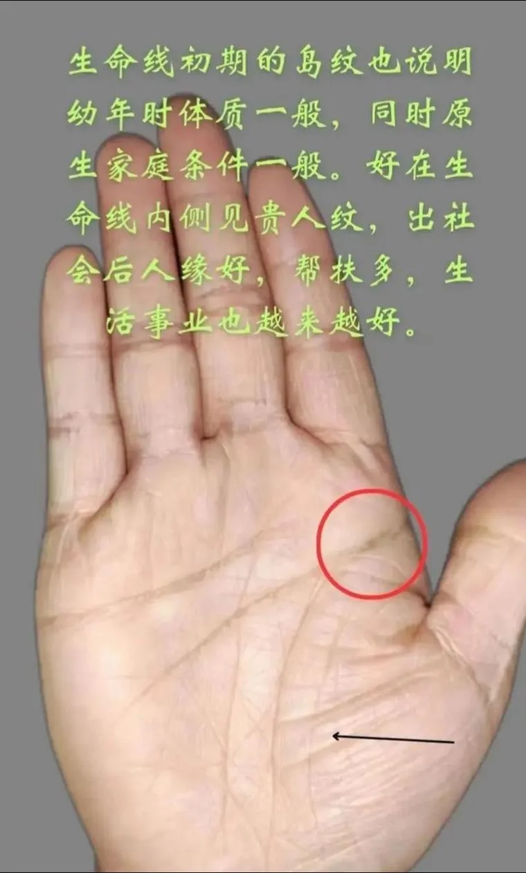 手相灾难线真实图-手相灾难线真实图
