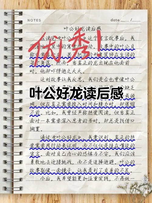 叶公好龙讲的是什么道理_1