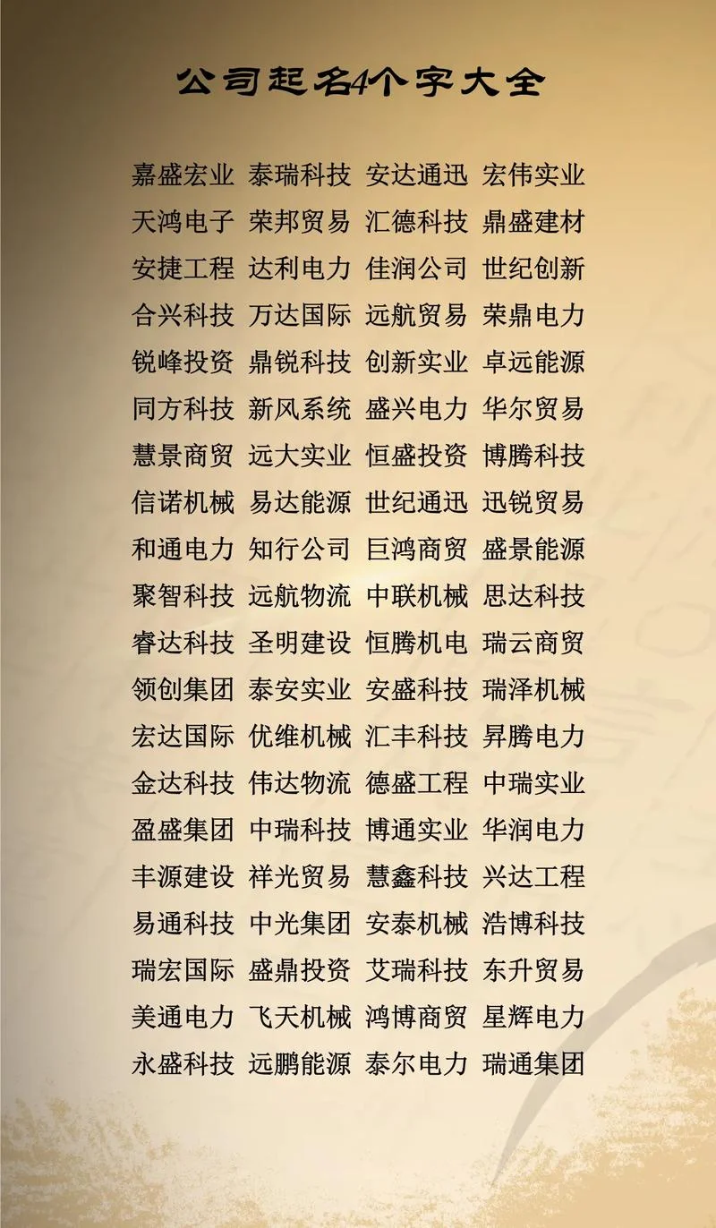 给集团起名-给集团起新名