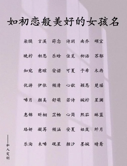 女孩起名常用排行榜_2